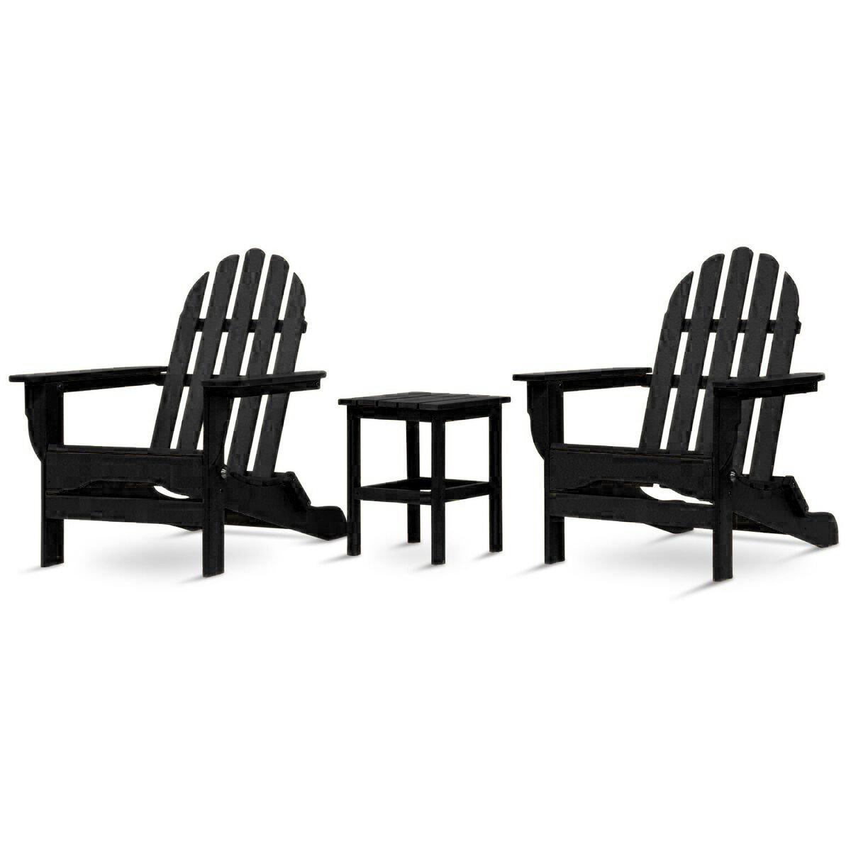 Leighton 2 - Person Patio Conversation Set, Black