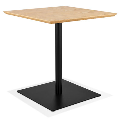 Agtelse Ash Metal Base Dining Table