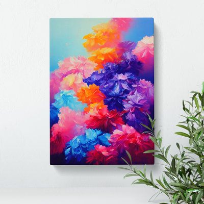 Floral Explosion No.2 - Wrapped Canvas