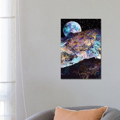 Full Moon XII 1 Piece Wrapped Canvas Wall Art