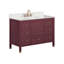 Alana 36 in. Single Sink Bathroom Vanity in Burgundy Red with Top-1950270177-1950270178
