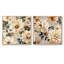 Loucas - Ensemble de 2 collages floraux carrés-101852287-101852288