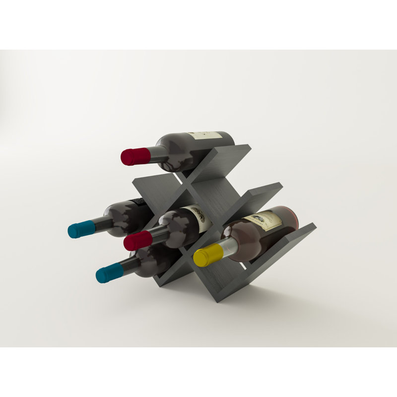 Tabletop Wine Bottle Rack in Black