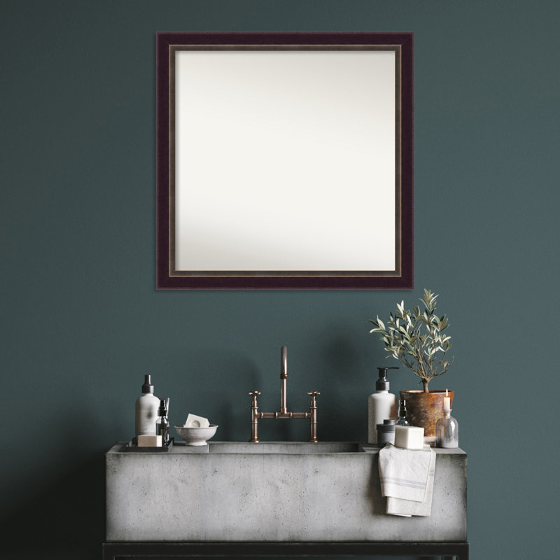 Roree Solid Wood Wall Mirror, 32.25" x 32.25"