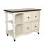 Littoral Solid Wood Top Kitchen Cart-1896849332