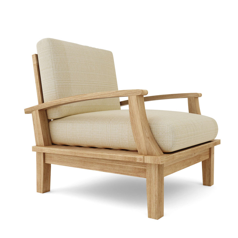 Fauteuil Io Teak PatIo, Lin - Beige antique