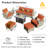 Dzion Outdoor Wicker 5 Person Seating Group With Cushions And Ottomans-1455578832