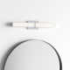 Erby Single Light Glass Dimmable LED Flush Mounted Sconce
