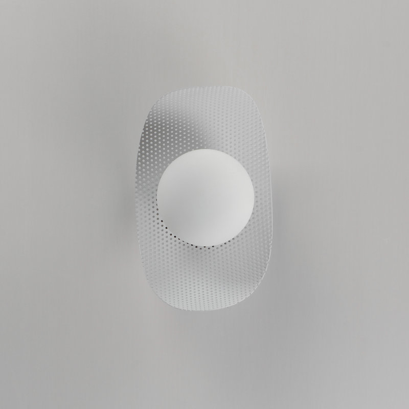 Chips 1 - Light Flush Mounted Sconce, Matte White