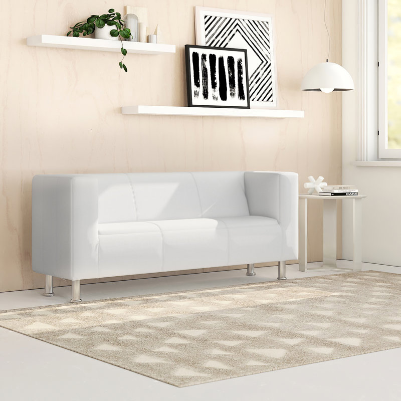 Wodera 3 Seater Faux Leather Sofa