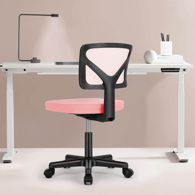 Chaise de bureau sans accoudoirs, Pink