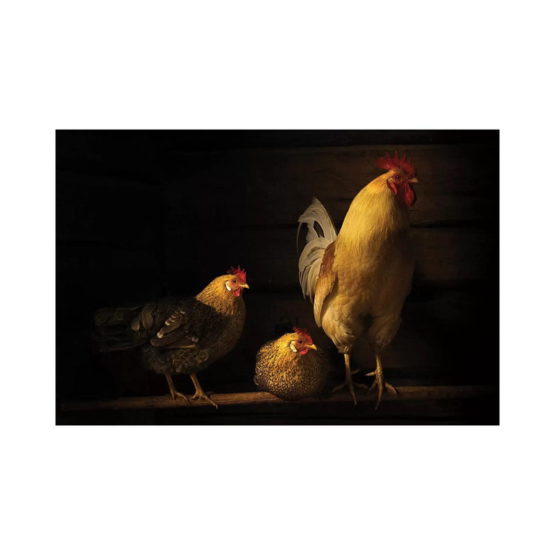 Farm Animals 1 Piece Wrapped Canvas Wall Art, 20.32 cm H x 30.48 cm W