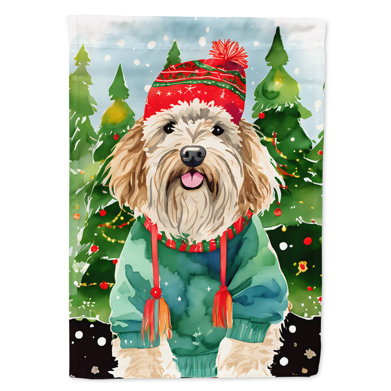 Double Sided Polyester Christmas, 40" H x 28" W