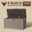 320 Gallons Water Resistant Resin Lockable Deck Box, Outdoor Weather-Resistant Resin Storage Deck Box, Large Lockable Capacity, Versatile Deck Outdoor Storage Bench-126447444