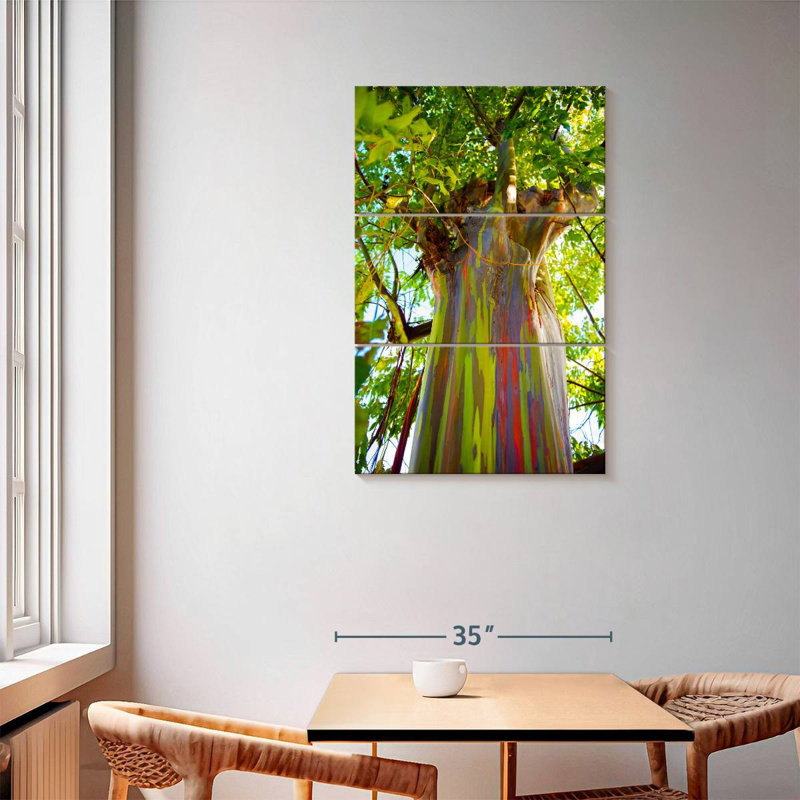 Harnek Rainbow Tree Trunk, 57" H x 36" W
