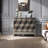 Geometric Two-Door Storage Accent Cabinet