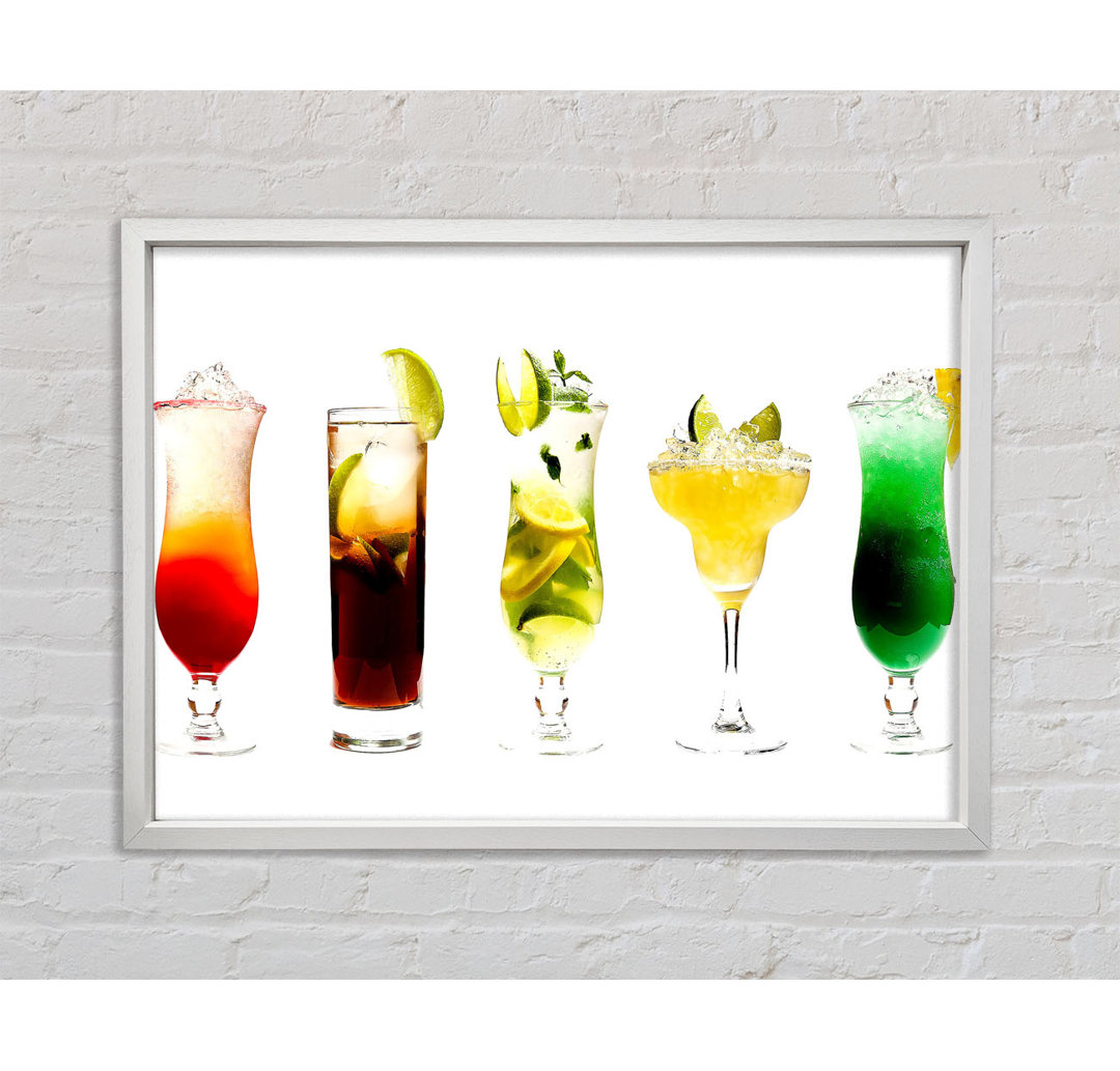 Cocktails For The Ladies - Einzelne Bilderrahmen Kunstdrucke auf Leinwand