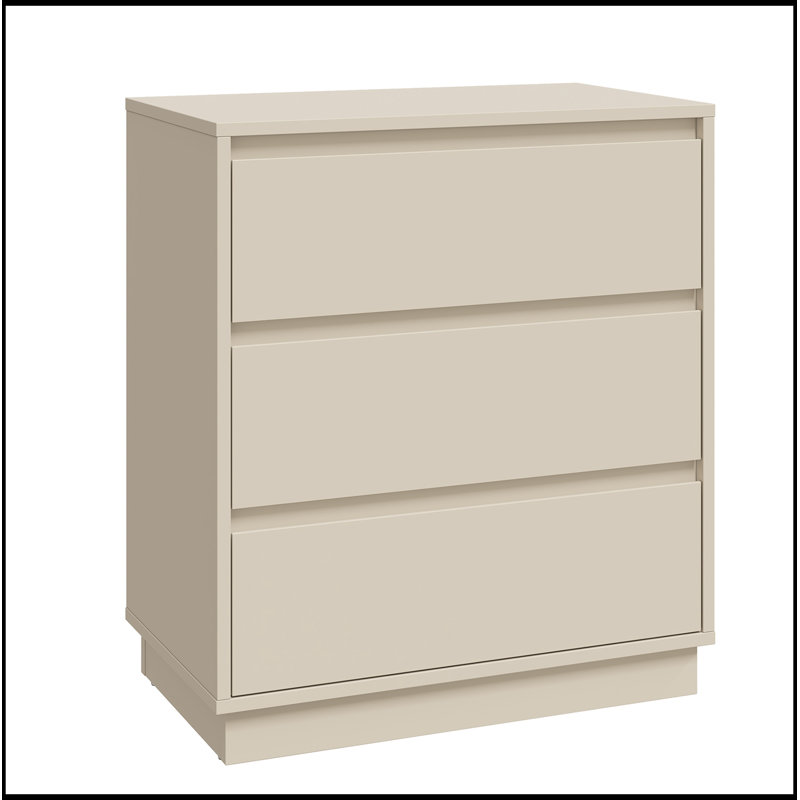 Ensemble de 2 commodes 3 tiroirs