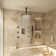 Ceiling Mounted Pressure Balanced Luxury Complete Shower System with Digital Display and Rough-in Valve
