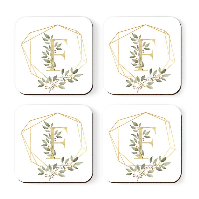 Sous-verres Café à monogramme, F