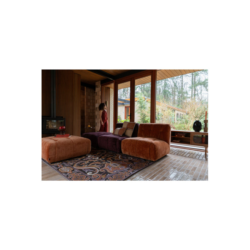 Tapis tissé à plat