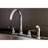Kingston Brass NuWave French Two-Handle 4-Hole 8" Centerset Kitchen Faucet with Side Sprayer-19671184