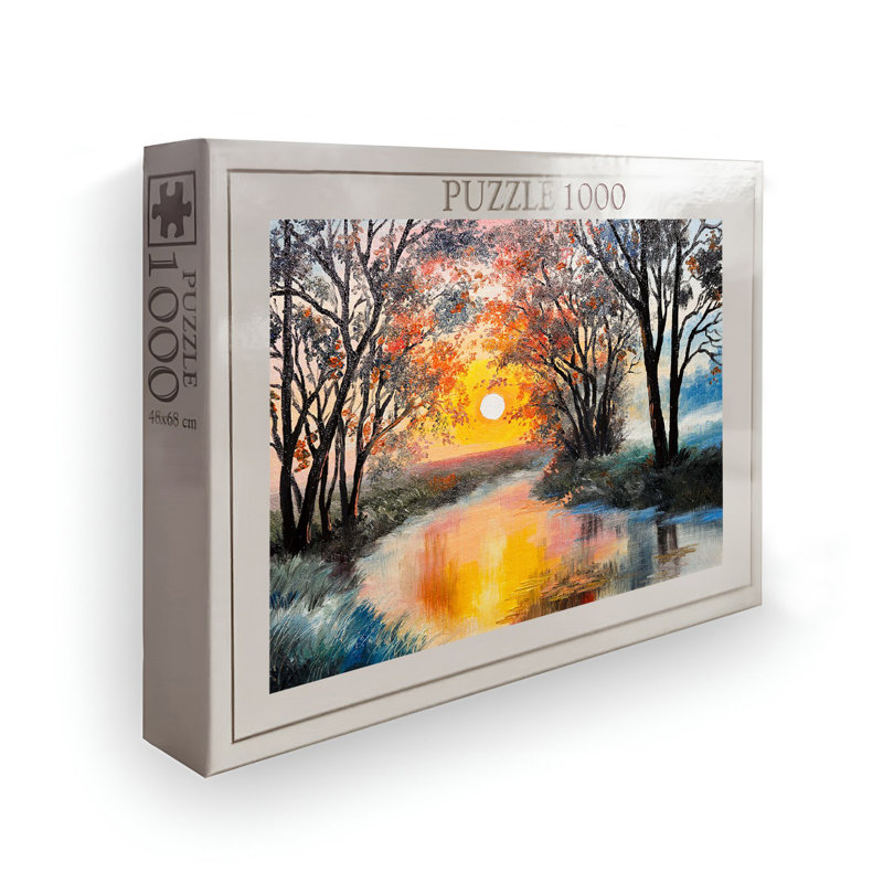 Casse-tête 1000 pièces, 26,8 po x 18,9 po | Conception 100% carton de haute qualité et éclatante | Parfait pour le plaisir en famille, le soulagement du stress et les jeux éducatifs | Cadeau pour adultes et enfants | Dimensions de la boîte: 13,2 po x 9,1 po x 2,0 po