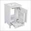 Meuble-lavabo moderne de 20 pouces avec lavabo en céramique, tiroir et porte à fermeture en douceur, organisateur de porte double couche, tiroir de séparation, patins réglables - conception de rangement peu encombrante-2034143463