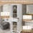 Modern Freestanding Linen Bathroom Cabinet