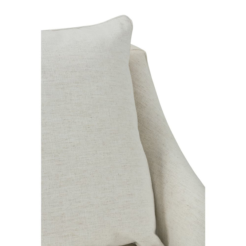 Kara Swivel Armchair, Natural, 38"H x 33"W x 39"D