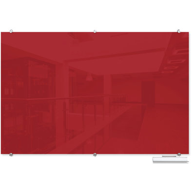 Tableau effaçable mural en verre Visionary