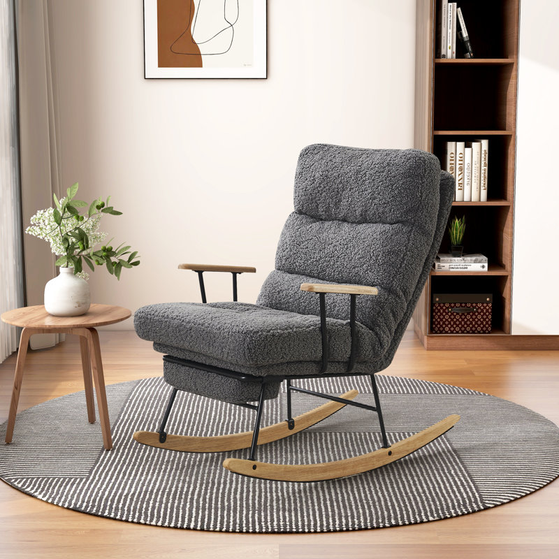 Chaise berçante Koamalu, Gris