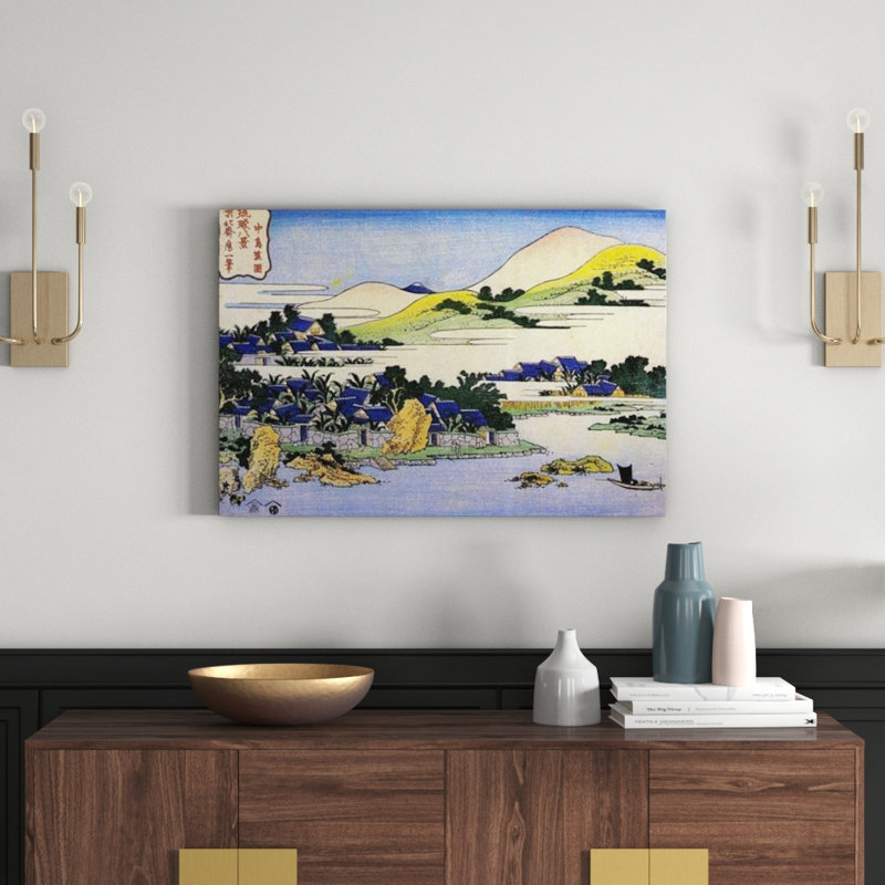 Hokusai - Wrapped Canvas Painting, 60cm H x 90cm W x 1.8cm D