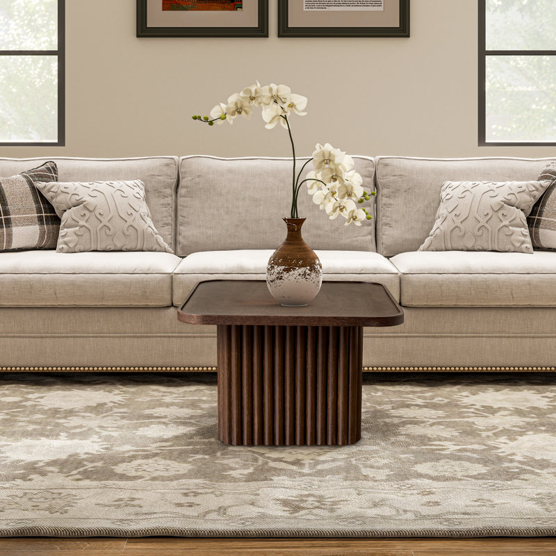 Solid Wood Square Coffee Table Small Table 60x60CM