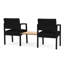 Structure tandem 2 places avec table centrale en acier Lenox-858559250-923505923-858559255