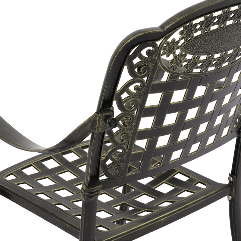 Fauteuil de salle à manger Toros, Brun
