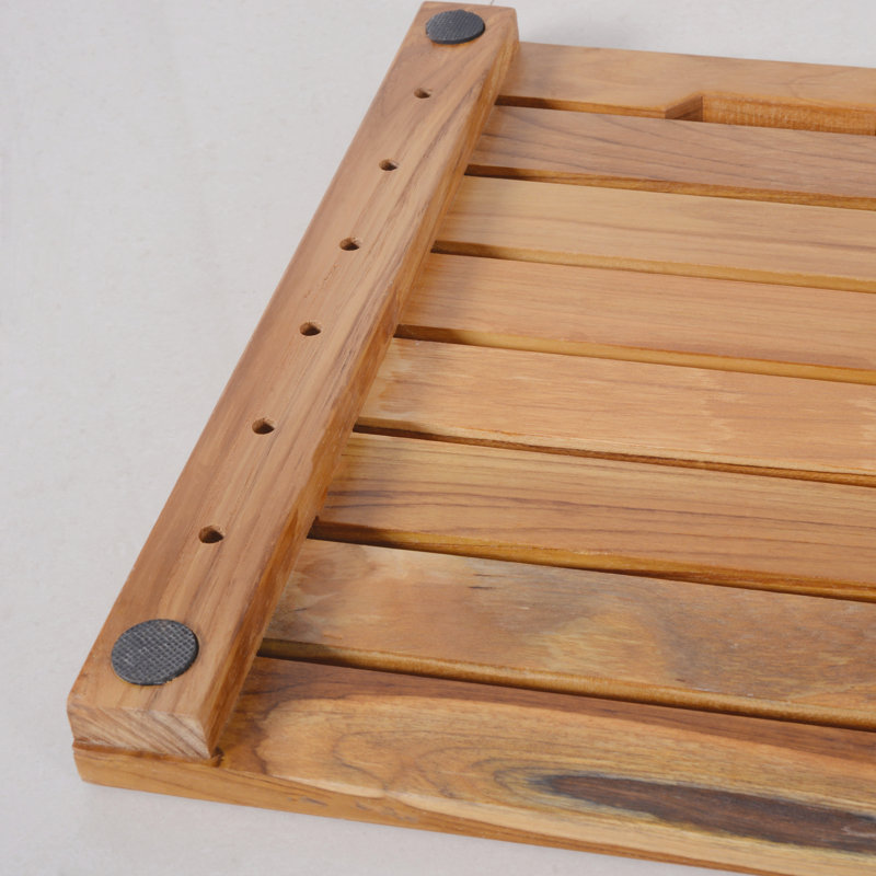 Tapis de douche teck Younkin