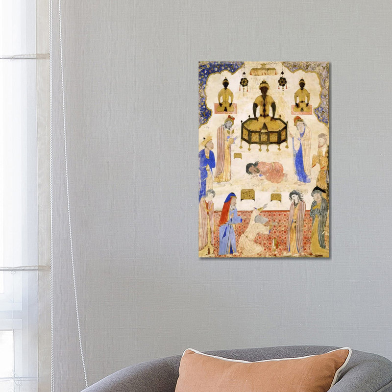 Idolaters Before An Idol, 1550 by Unknown Artist - Wrapped Canvas Gallery-Wrapped Canvas Giclée