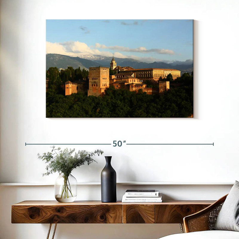 Palais de Nicci Alhambra en Espagne, H 26 po x l 39 po