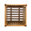 Teak Outdoor Square Planter Box