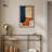 Blue And Cream II Canvas Midcentury Abstract Wall Art by Art Remedy-104321603-111664727
