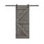 Panelled Wood Painted K Series Diy Barn Door with Installation Hardware Kit-48478813-88476049-88507659