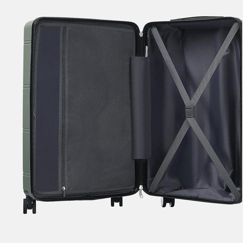 Ensemble de 6 valises légères à coque rigide avec roues pivotantes, verrouillage par mot de passe et plusieurs accessoires de voyage pour plus de commodité et de sécurité