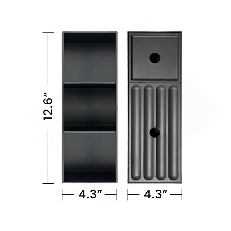 Meuble-lavabo rayé flottant avec lavabo en céramique blanc, meuble-lavabo pour salle de bain moderne, pré-assemblé, 30"