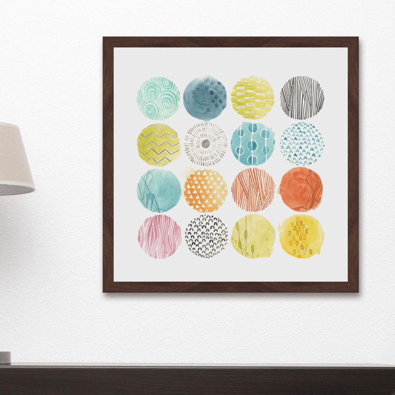 'Pattern Pop I' Framed Print, 32" H x 32" W x 1.5" D