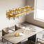 Lustre moderne 20 lumières à intensité variable avec détails en cristal Kacy-1074812953-1127449443