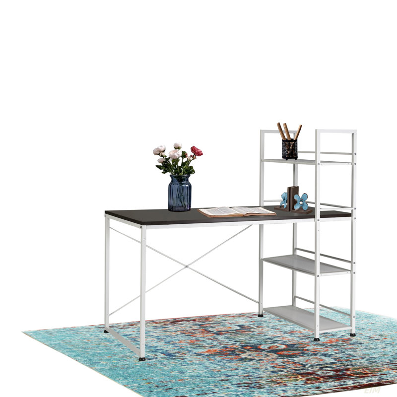 Reversible Smart Workstation Wooden Desk