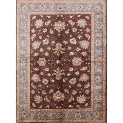 Tapis brun / bleu Maribelle