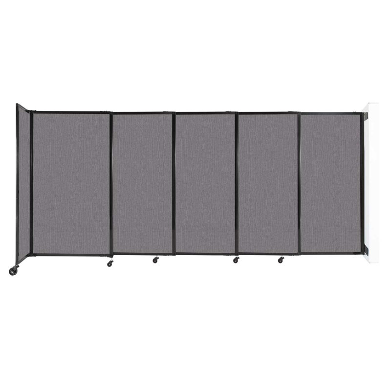 Cloison coulissante 5 pi, H 48 po x l 86 po x P 33 po, Ardoise