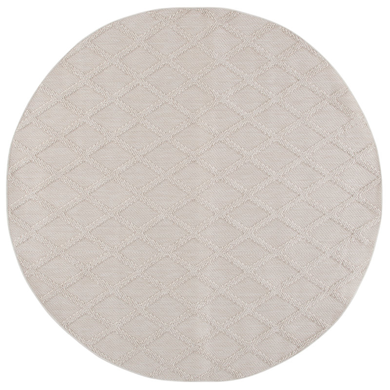 Highland 950 Performance Geometric Rug, Round 6'7"